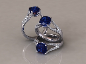 Chennai Sapphire Ring exclusive jewellery designer platinum wedding engagement bridal marriage